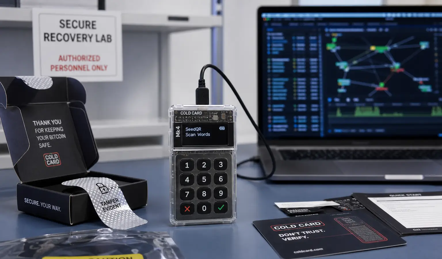 Coldcard-hacker verplaatst $7,7 miljoen aan bitcoin