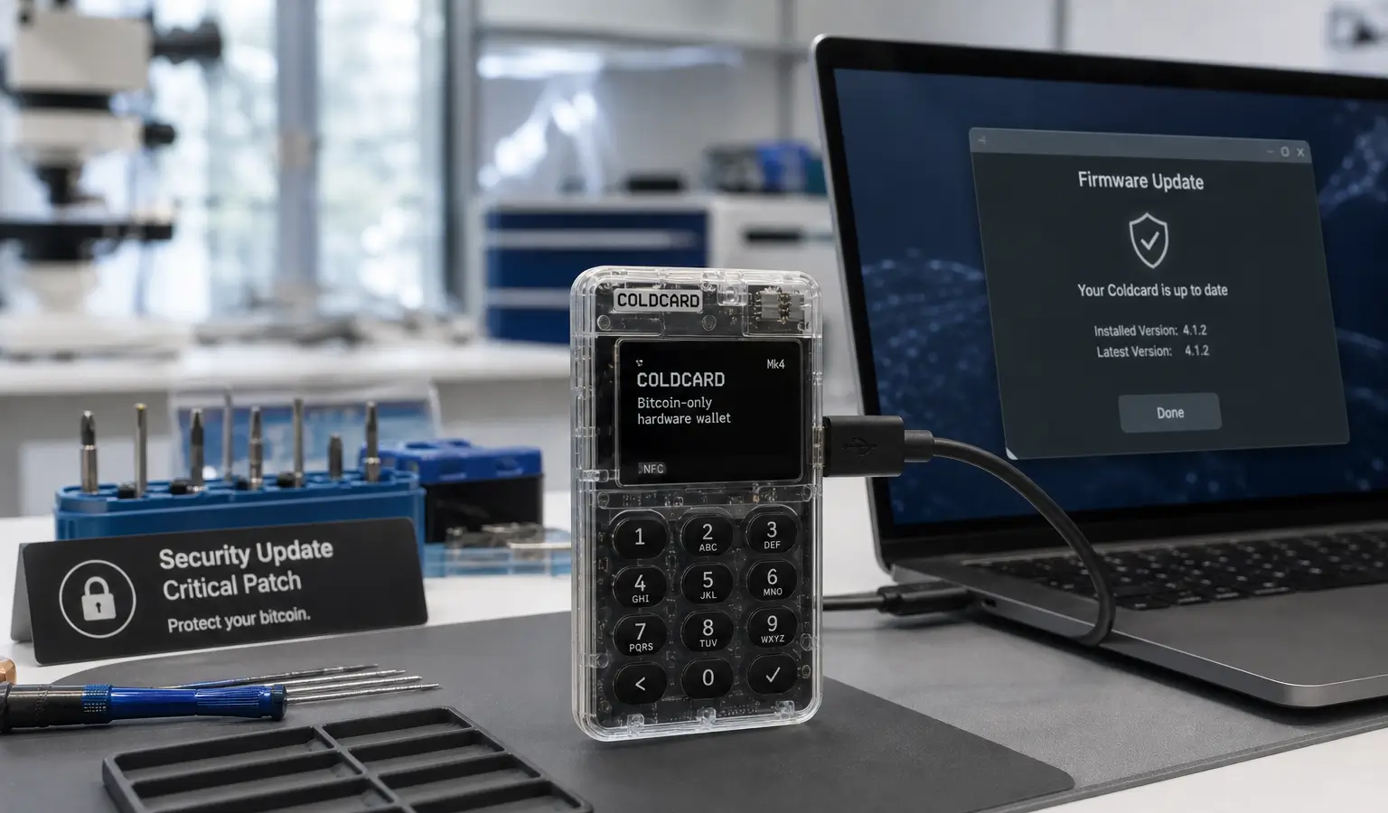 Coldcard lanza firmware tras un robo de bitcoin de 114 millones de dólares