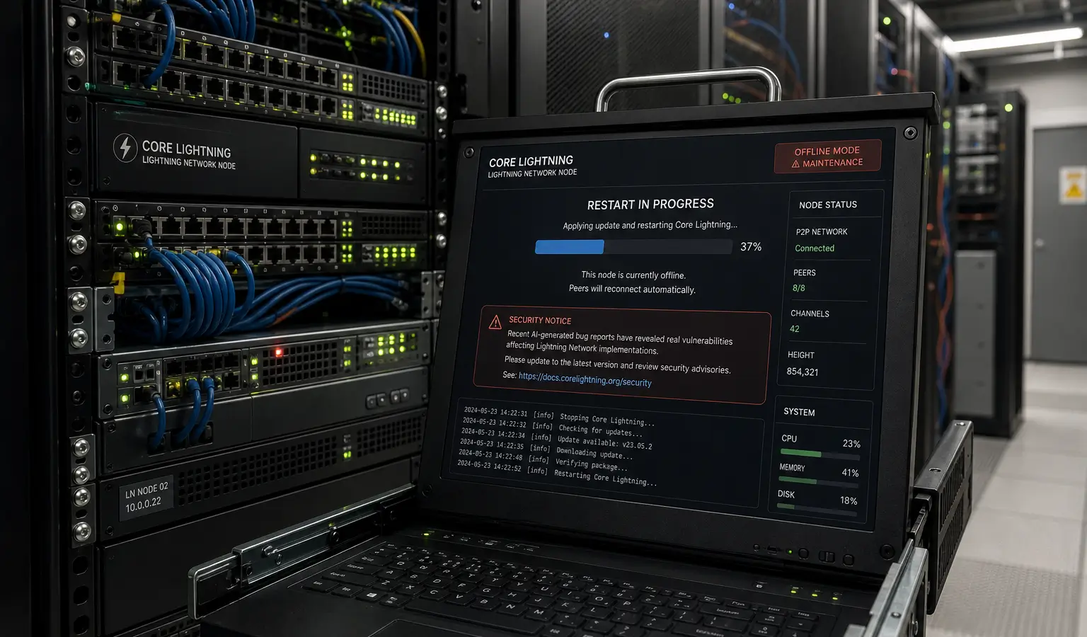 Core Lightning Warns Node Operators After AI-Driven Bug Reports