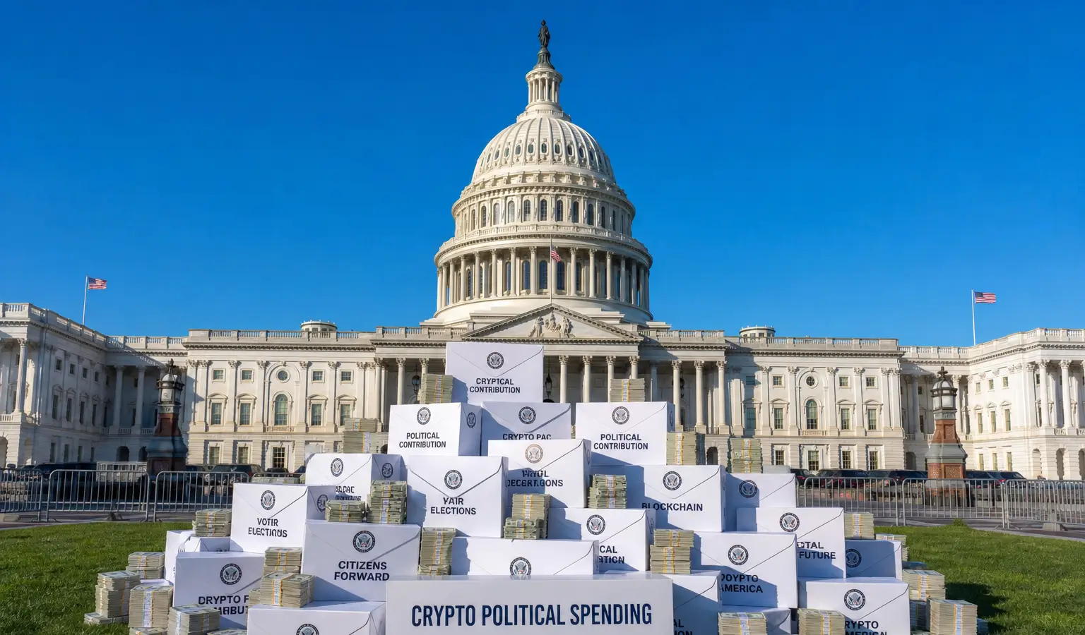 Crypto Dominates U.S. Election Donations With $189 Million
