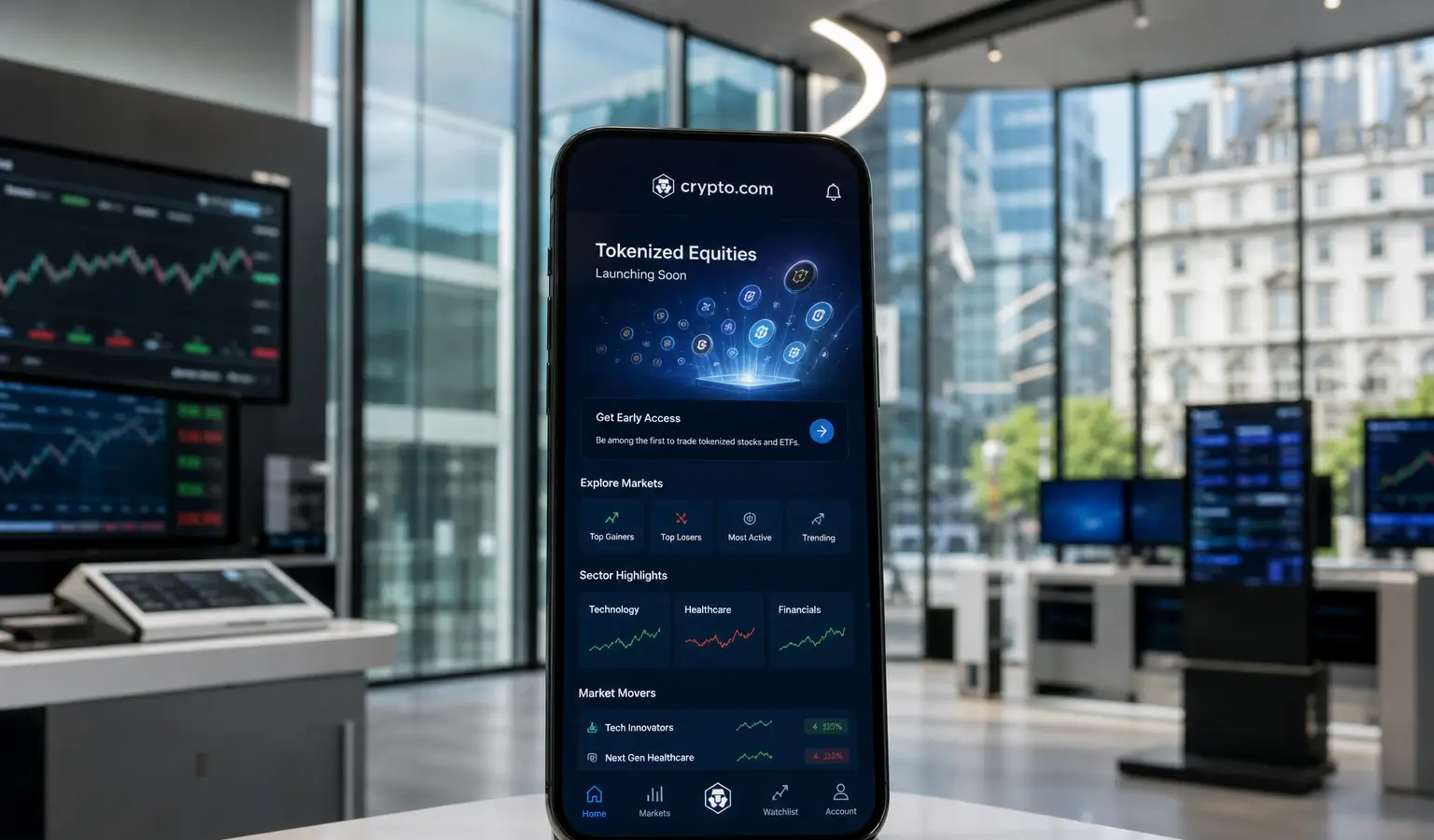 Crypto.com Launches Tokenized Stock Derivatives in Europe