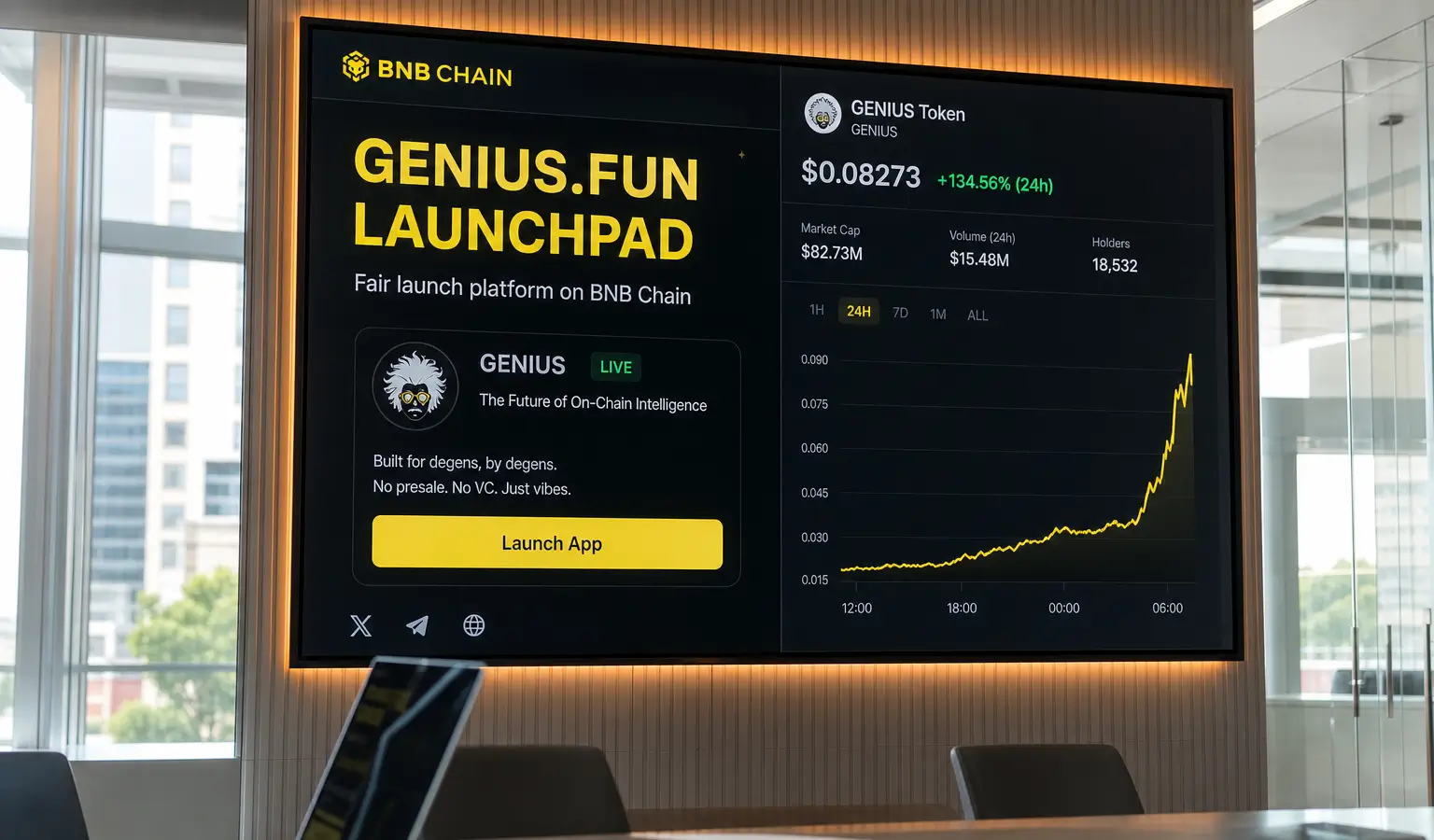 Aplauz CZ wprawia token GENIUS na BNB Chain w ruch