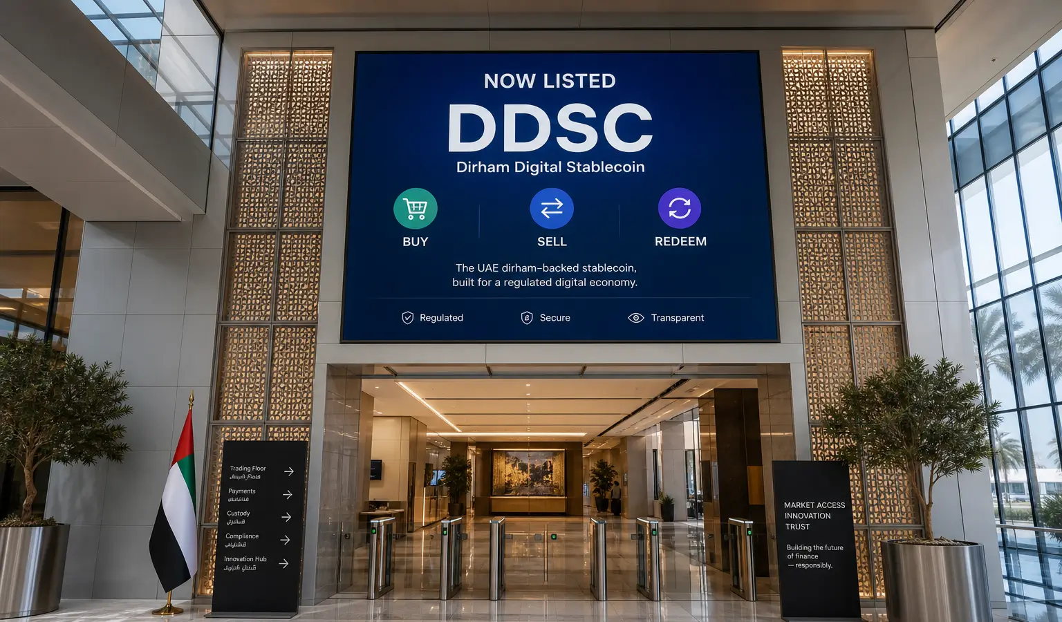 DDSC erhält regulierten Zugang zu UAE-Exchanges