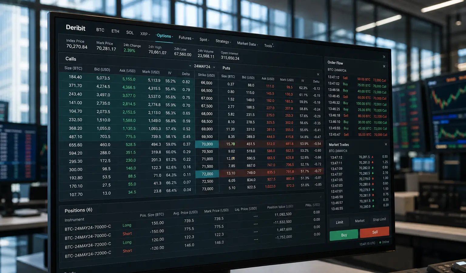 Deribit Sees $2.5 Billion in Bitcoin Call Spreads