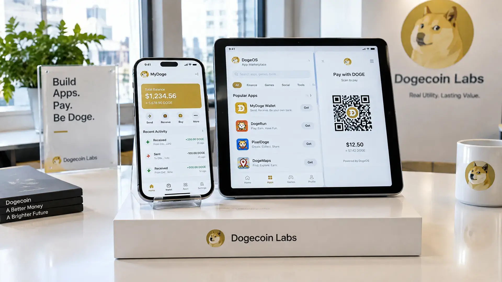 Dogecoin Labs bundelt MyDoge, DogeOS en Such App