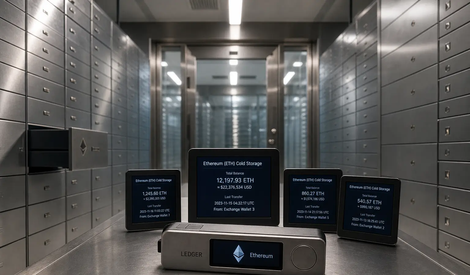 Ethereum-supply op exchanges zakt naar meerjarig dieptepunt