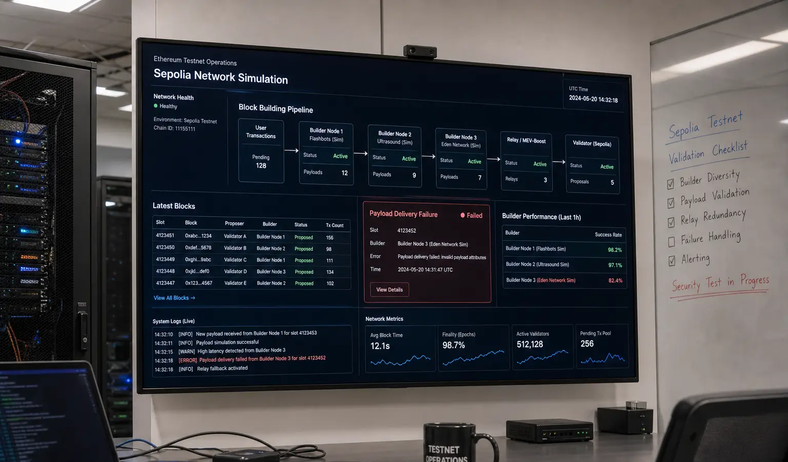 Ethereum met en garde contre une attaque de test sur Glamsterdam