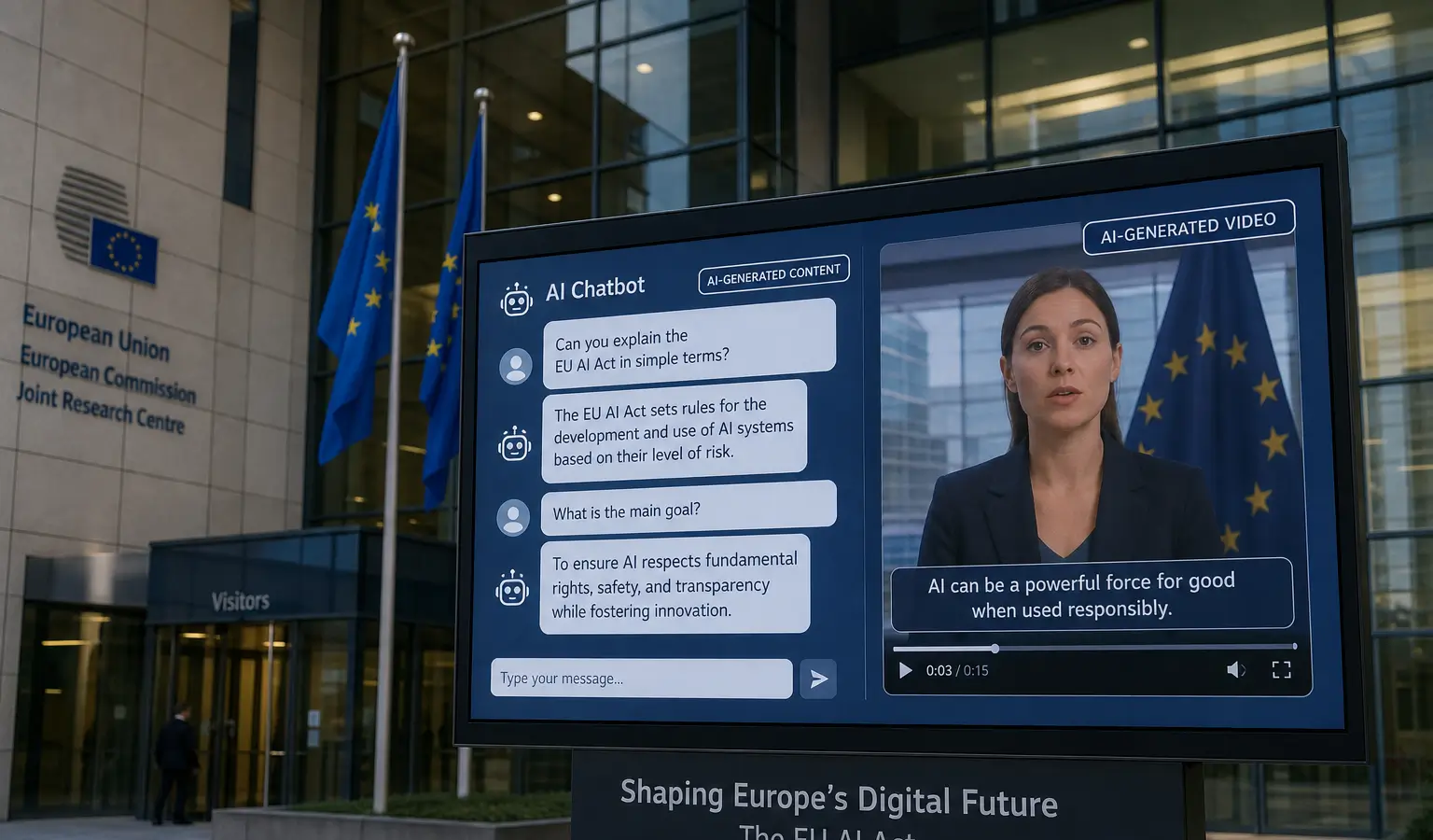 EU Enforces AI Act: Labels Required for Chatbots and Deepfakes