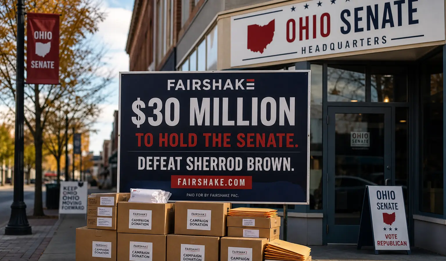 Fairshake Puts $30 Million Behind Sherrod Brown's Opponent