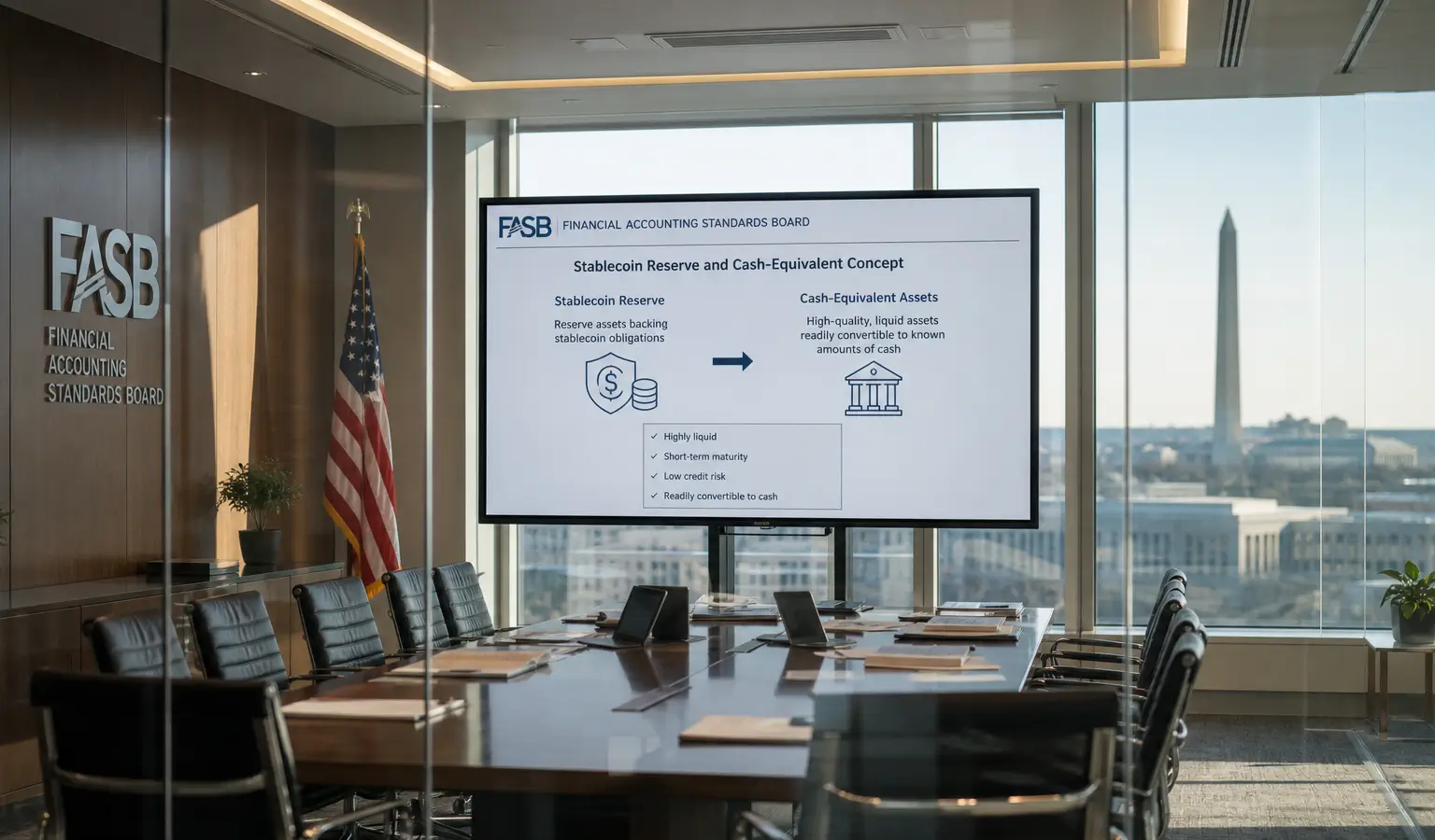 FASB Wants Stablecoins Counted as Cash Equivalents