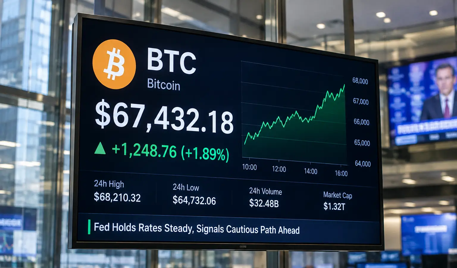 Fed hint op nieuwe renteverhoging, Bitcoin beweegt direct