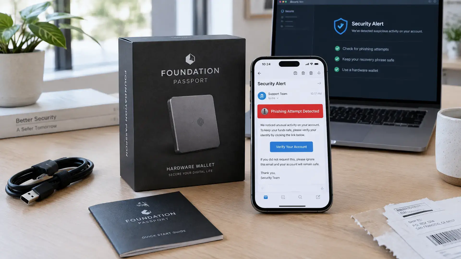 Foundation waarschuwt voor phishingmails rond Passport-wallet