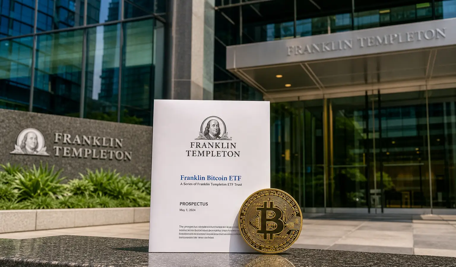 Franklin Templeton vuole convertire i dividendi in Bitcoin con nuovi ETF