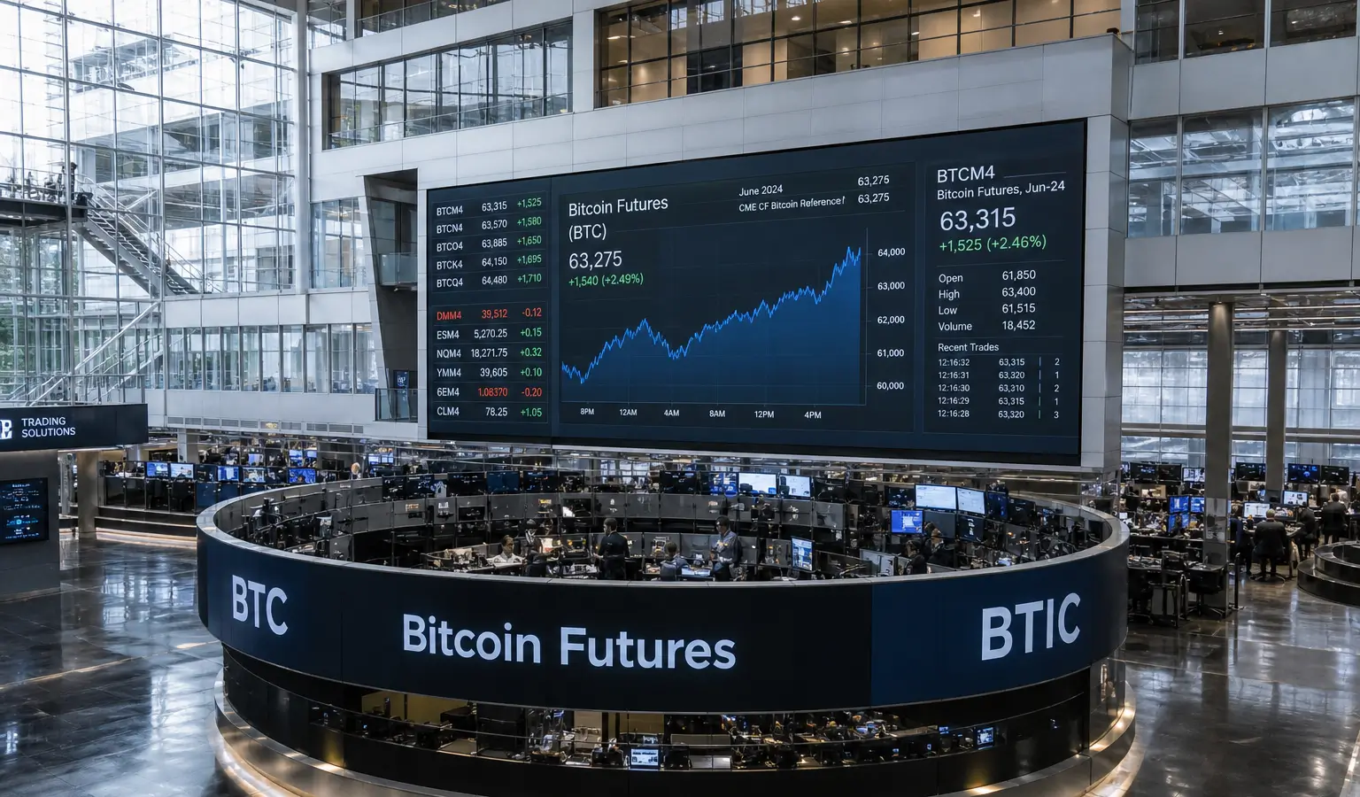 Hedge funds draaien long op Bitcoin-futures van CME