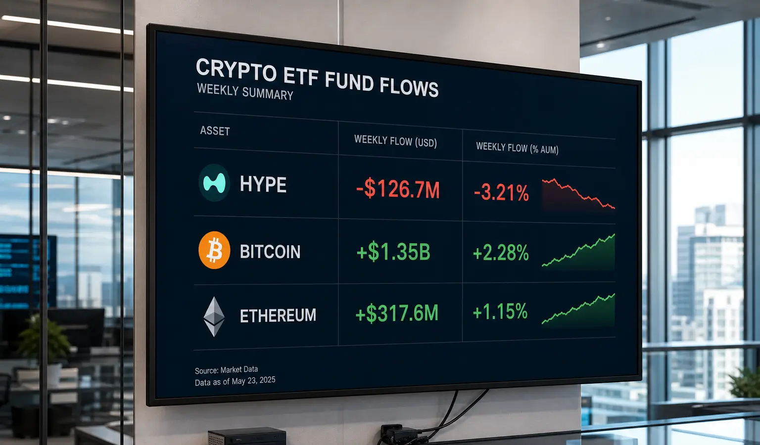 HYPE ETF's breken inflowreeks na eerste uitstroom sinds mei