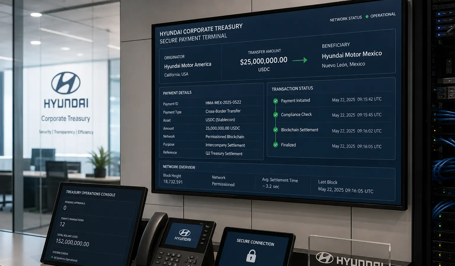 Hyundai coloca pagamentos com stablecoins em funcionamento na Avalanche