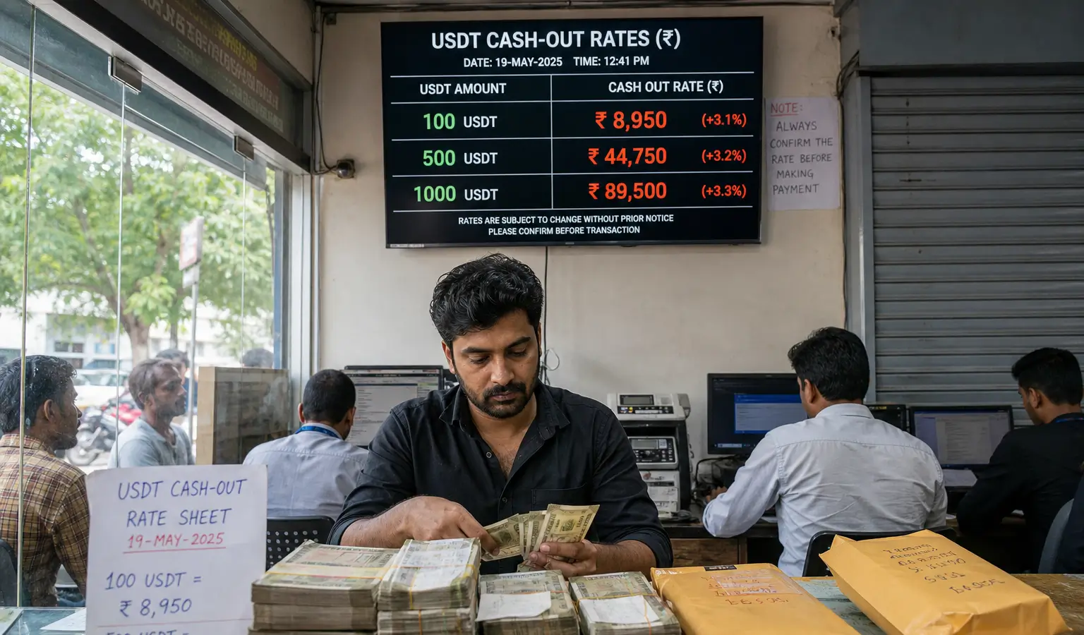 India, il premio di USDT sale oltre l’8,5% dopo i blitz contro le crypto firm
