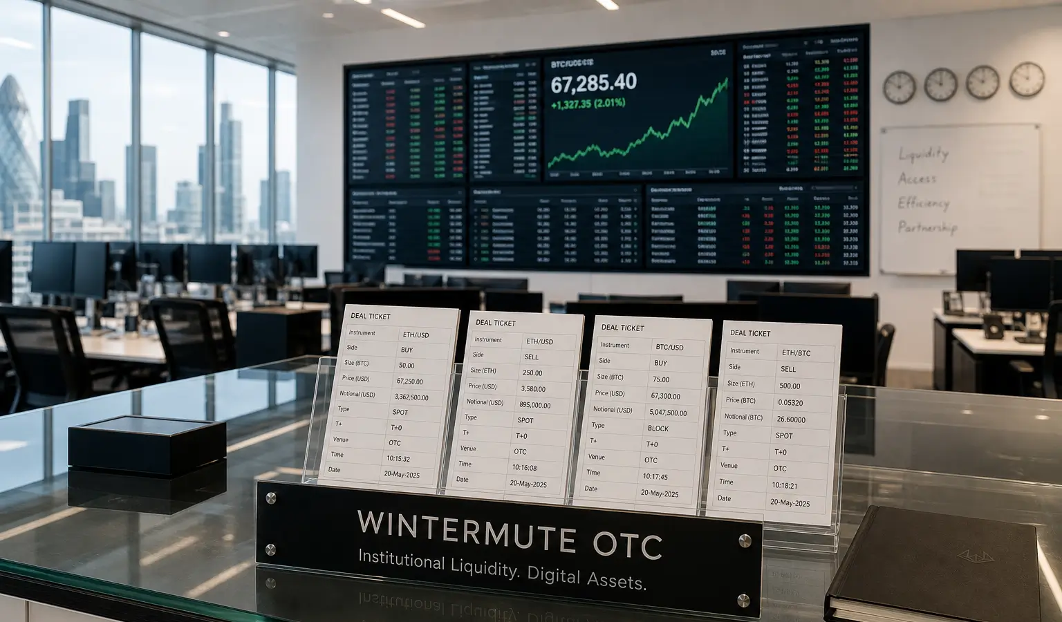 Institutionele crypto-handel bereikt recordaandeel bij Wintermute
