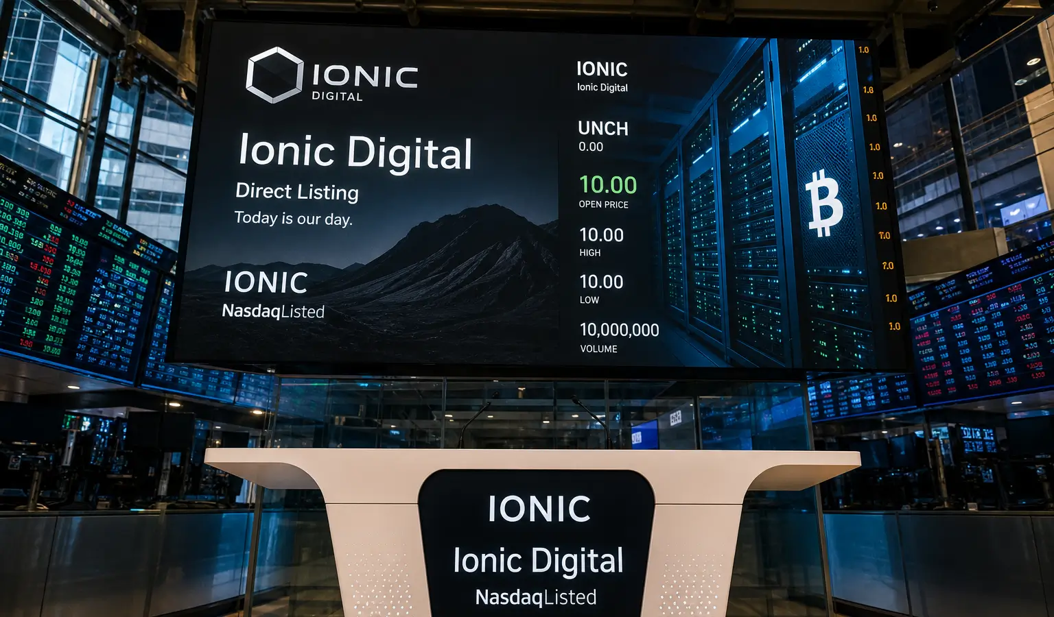 Ionic Digital stijgt 25% bij Nasdaq-debuut na AI-deal