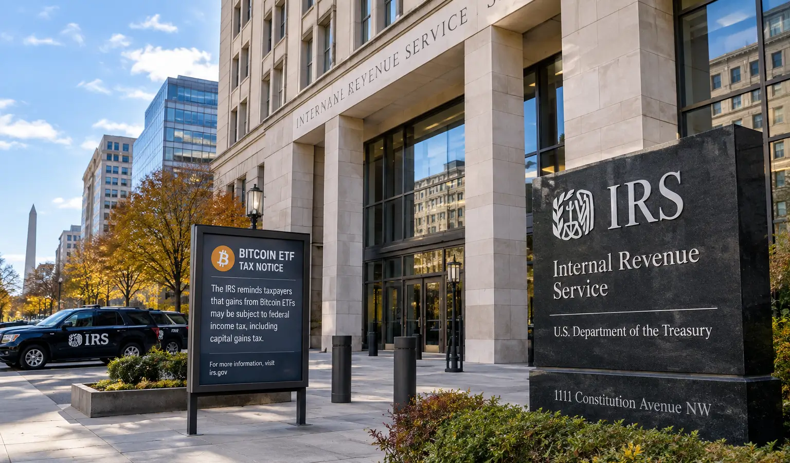 IRS zet crypto ETF's onder druk met nieuwe belastingregels
