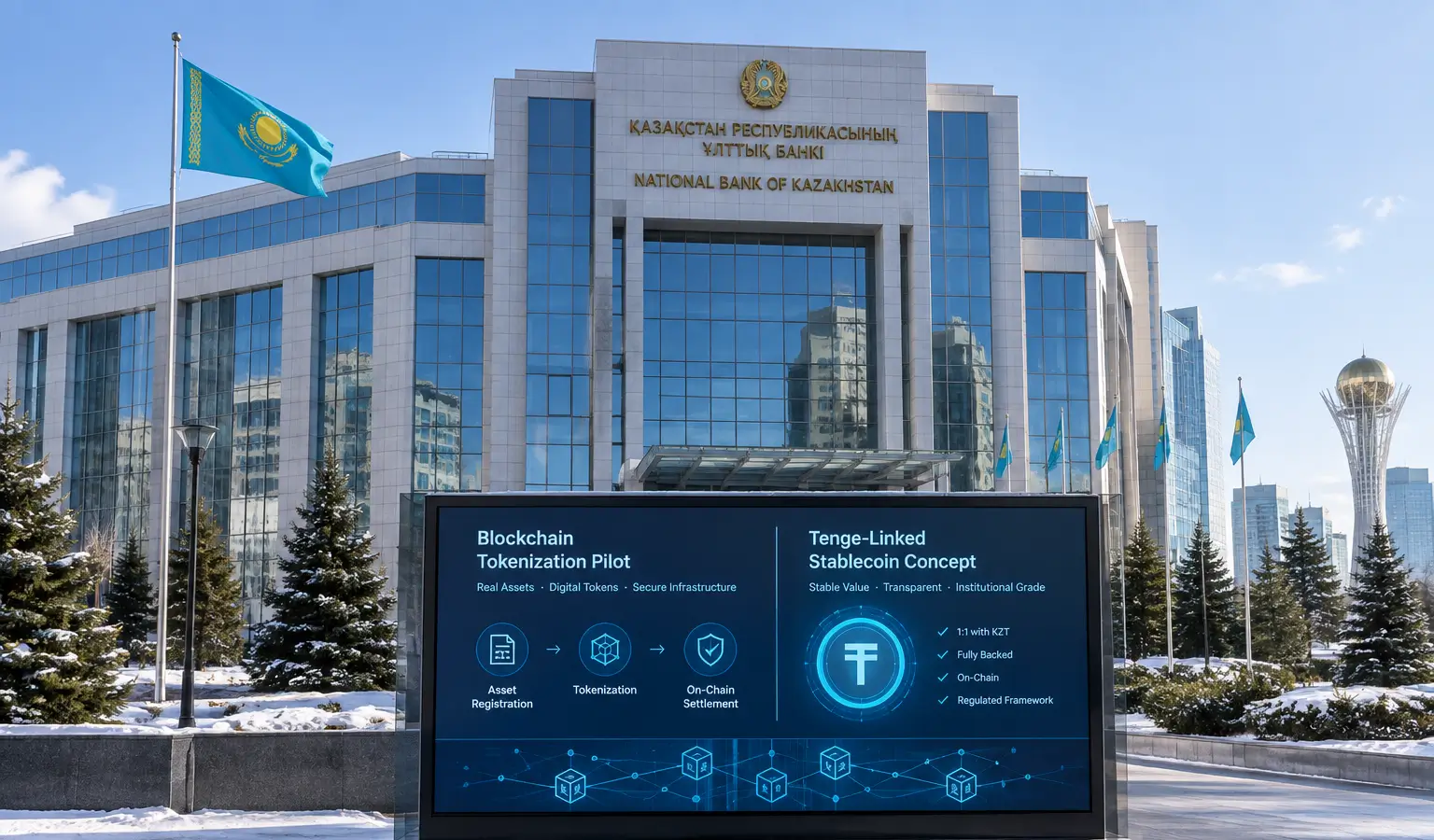 Kasachstan und Tether testen Stablecoin und Tokenisierung