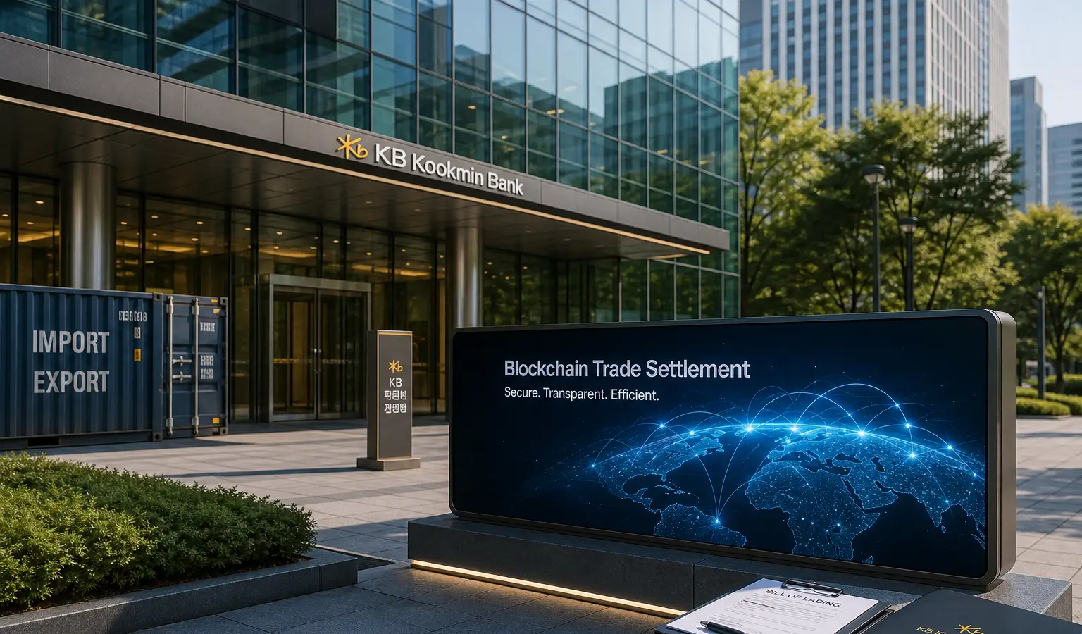 KB Kookmin Bank to Use JPMorgan Blockchain for Trade Payments