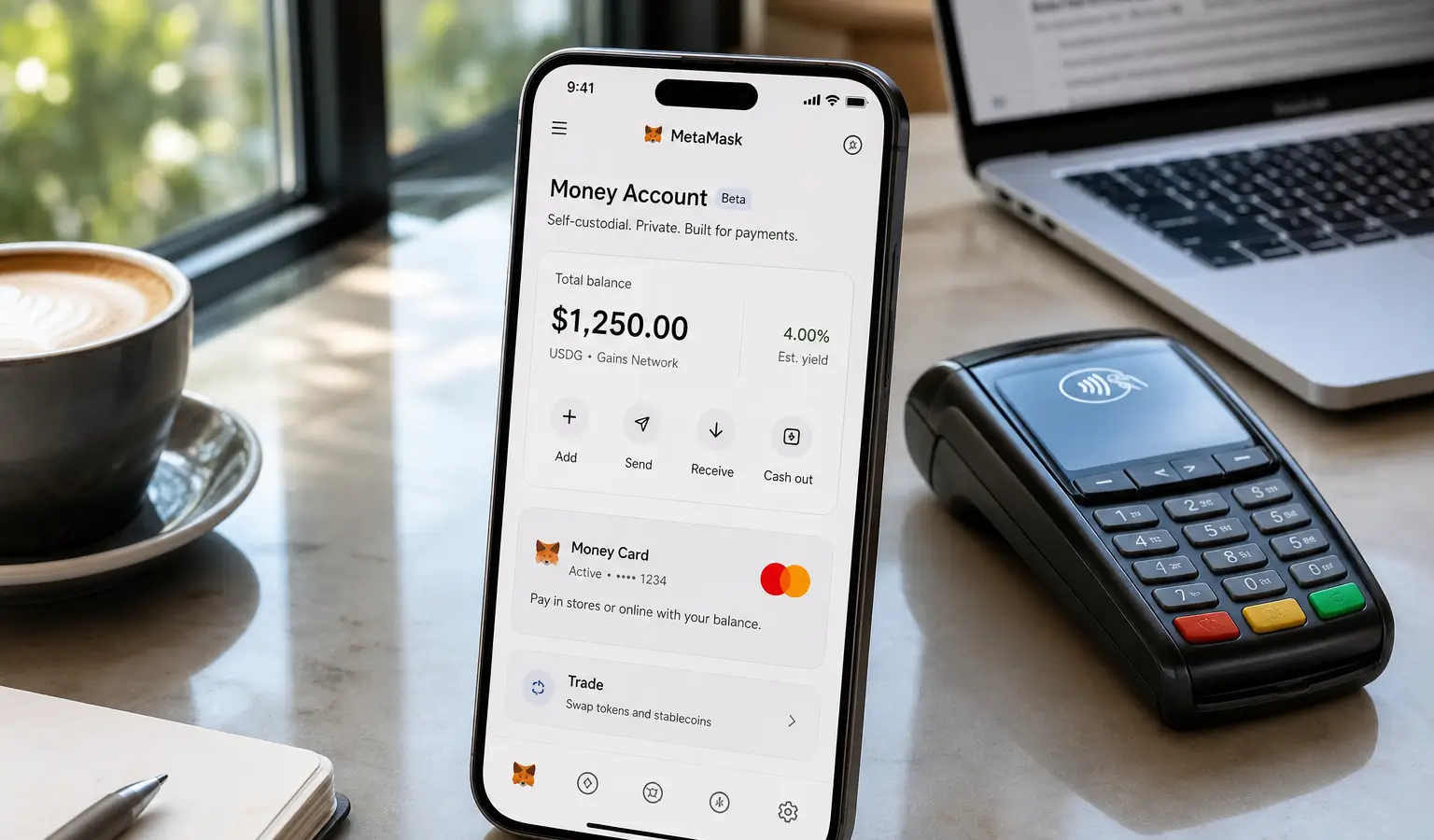 MetaMask uruchamia Money Account z zyskiem ze stablecoinów
