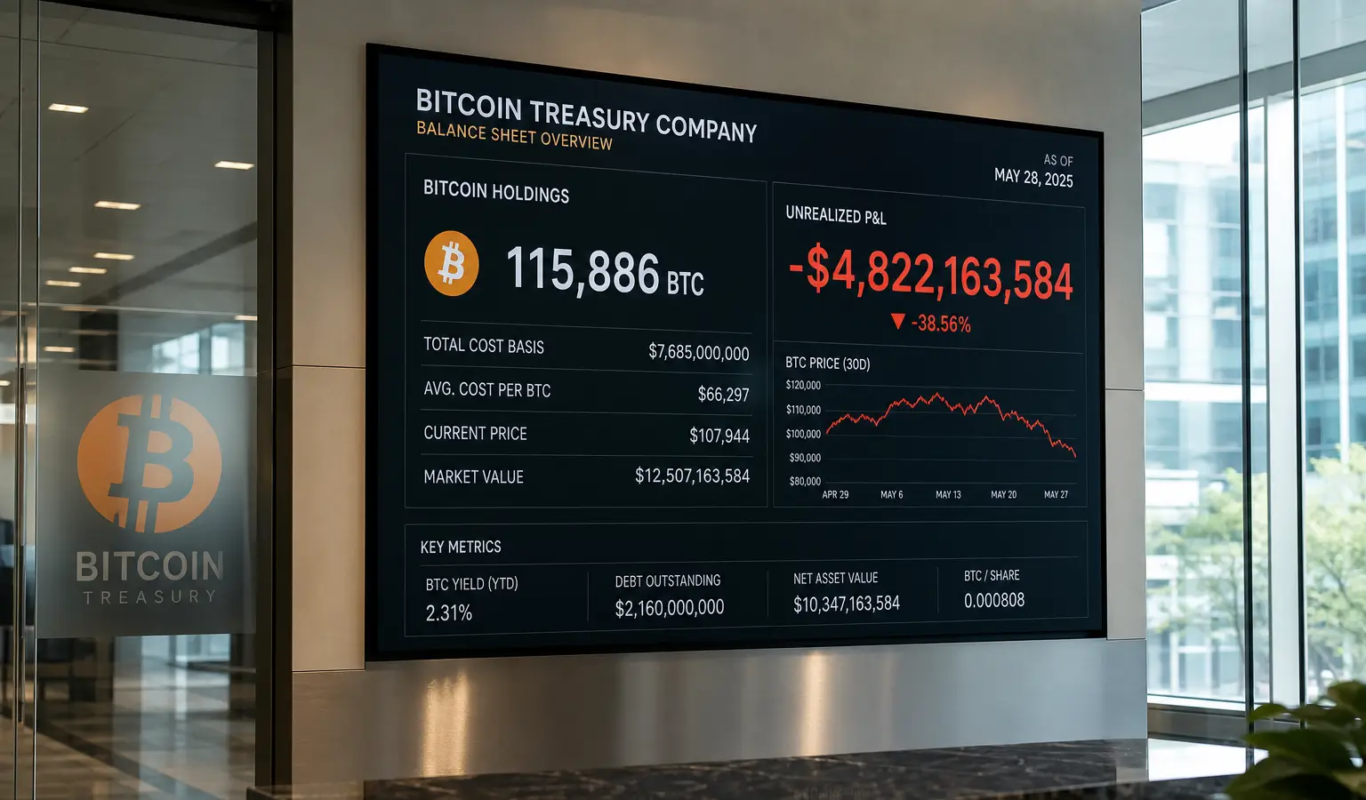 Metaplanet en Strategy boeken bijna $10 miljard papierverlies op Bitcoin