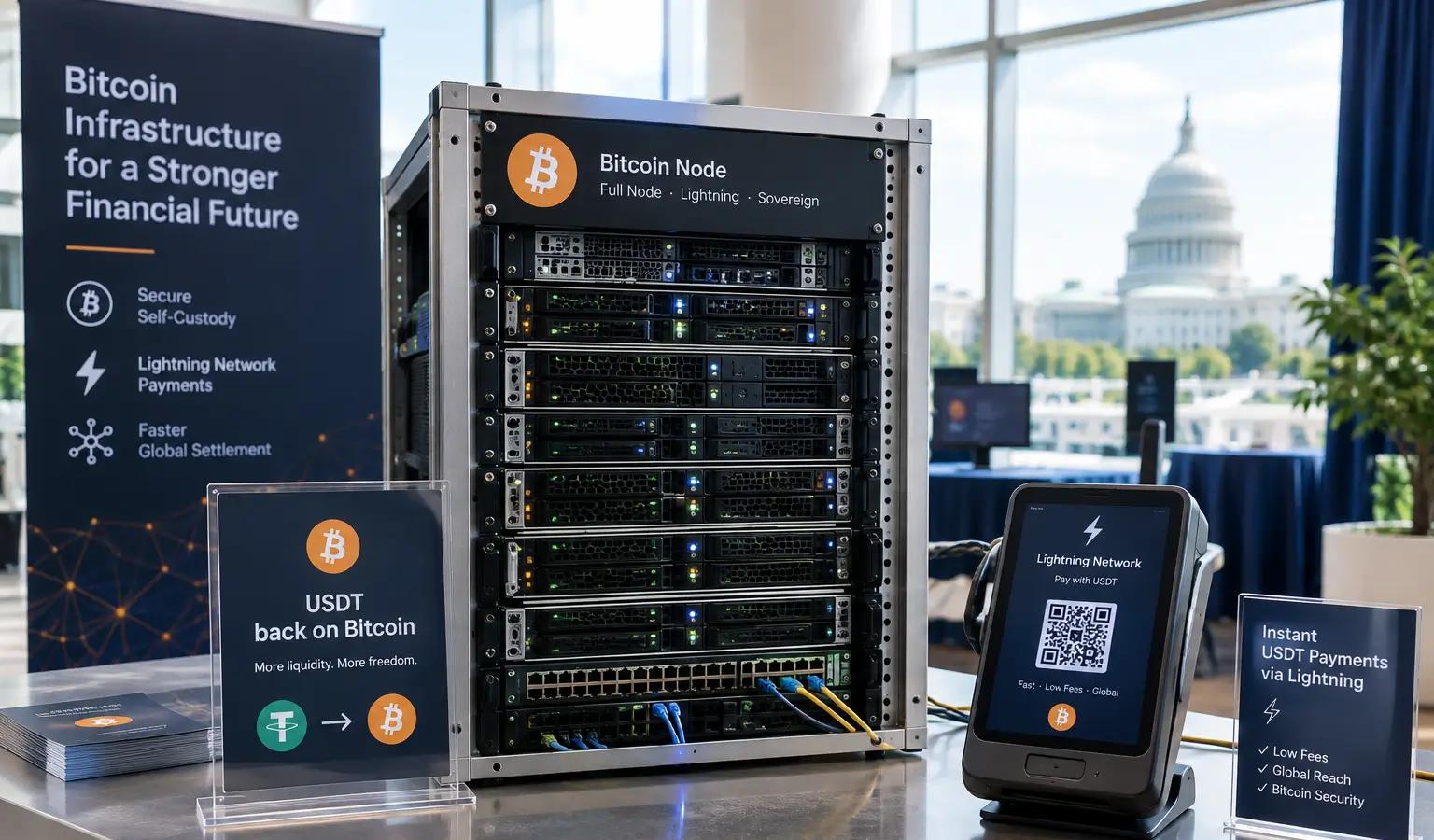 Morgan Stanley spreekt met Utexo over USDT op Bitcoin