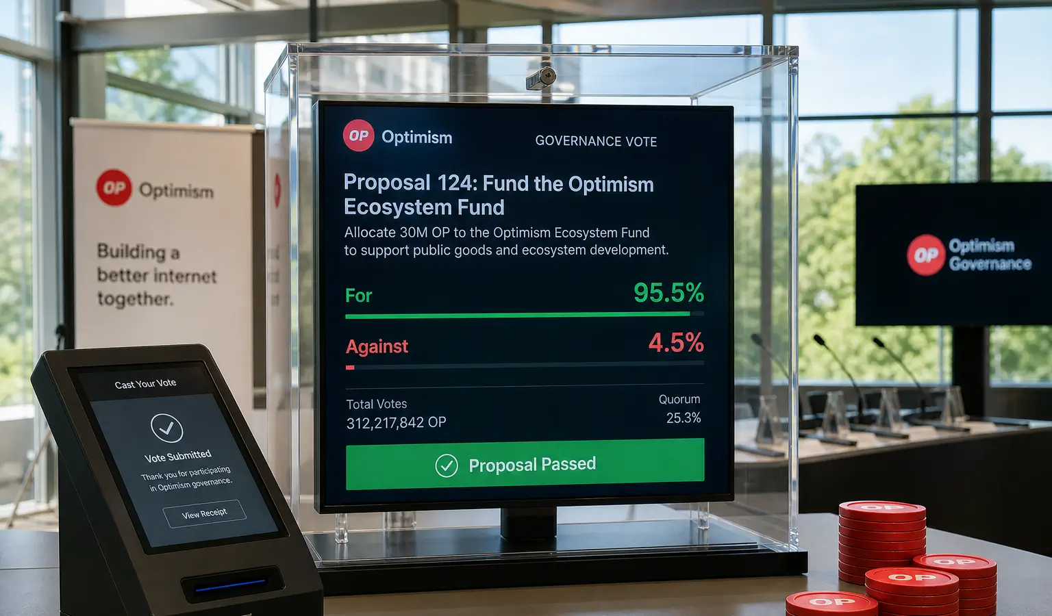 Optimism Approves $49.7 Million OP Fund After Decisive Vote