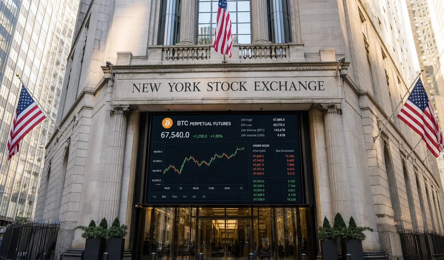 Los perpetual futures aterrizan en Wall Street, pero la banca sigue a la espera