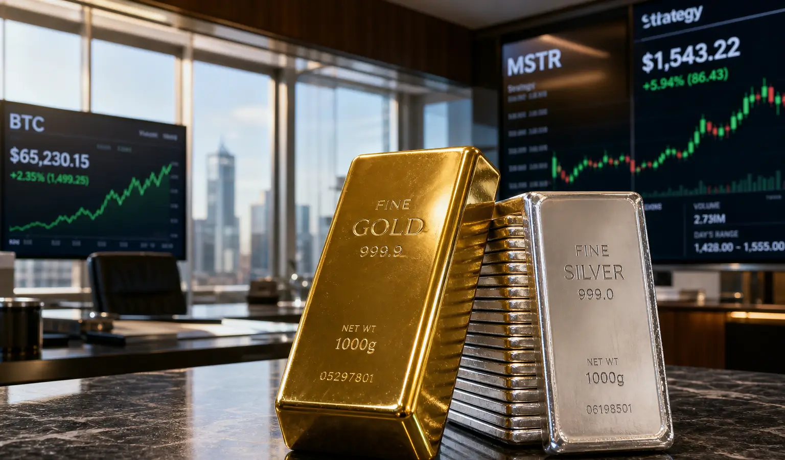 Peter Schiff Puts Bitcoin and Strategy Under Pressure as Gold Rises