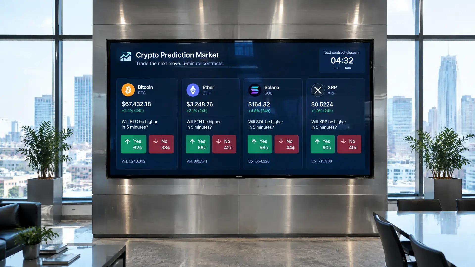 Polymarket lanza mercados de cinco minutos bajo supervisión de la CFTC