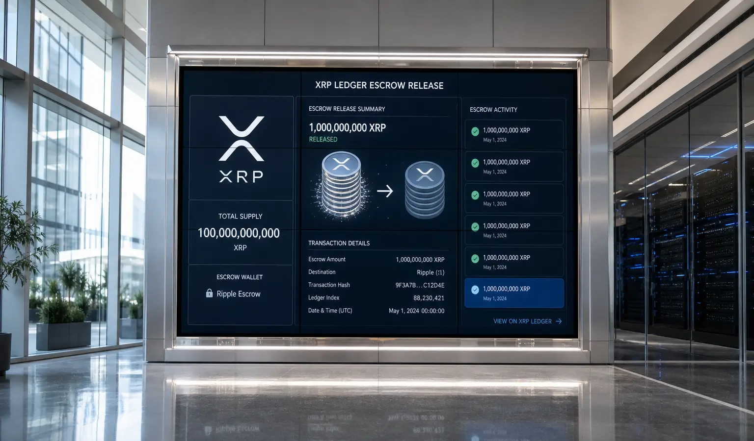 Ripple Unlocks 1 Billion XRP After a Weak June