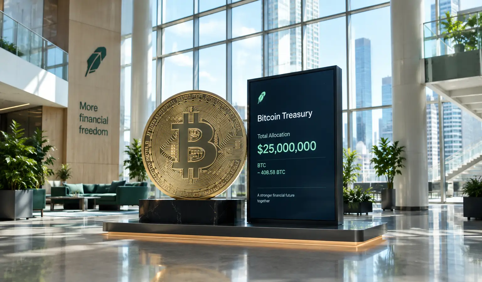 Robinhood Adds $25 Million in Bitcoin to Its Balance Sheet