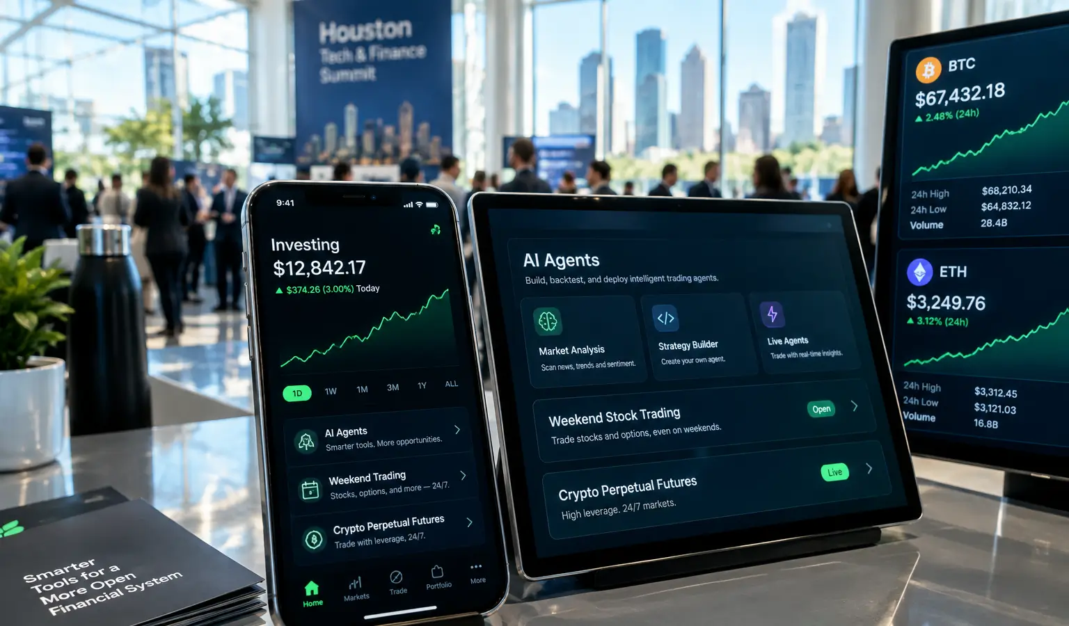 Robinhood voegt AI-agents, perps en weekendhandel toe