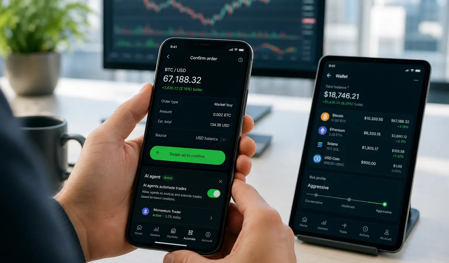 Robinhood vai permitir que agentes de IA negoceiem criptomoedas para clientes