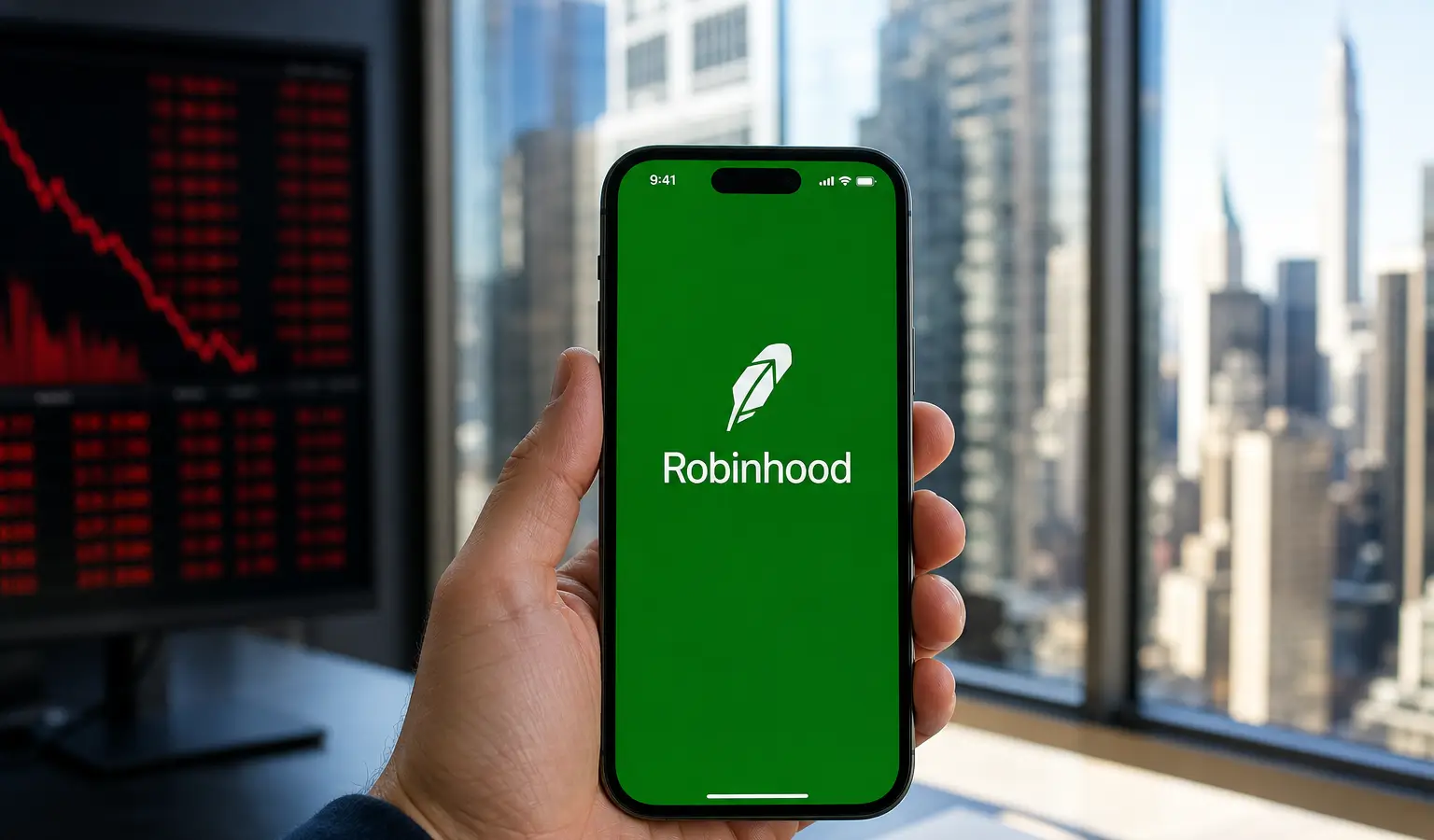 Robinhood Falls 4% After Sharp Drop in Crypto Revenue
