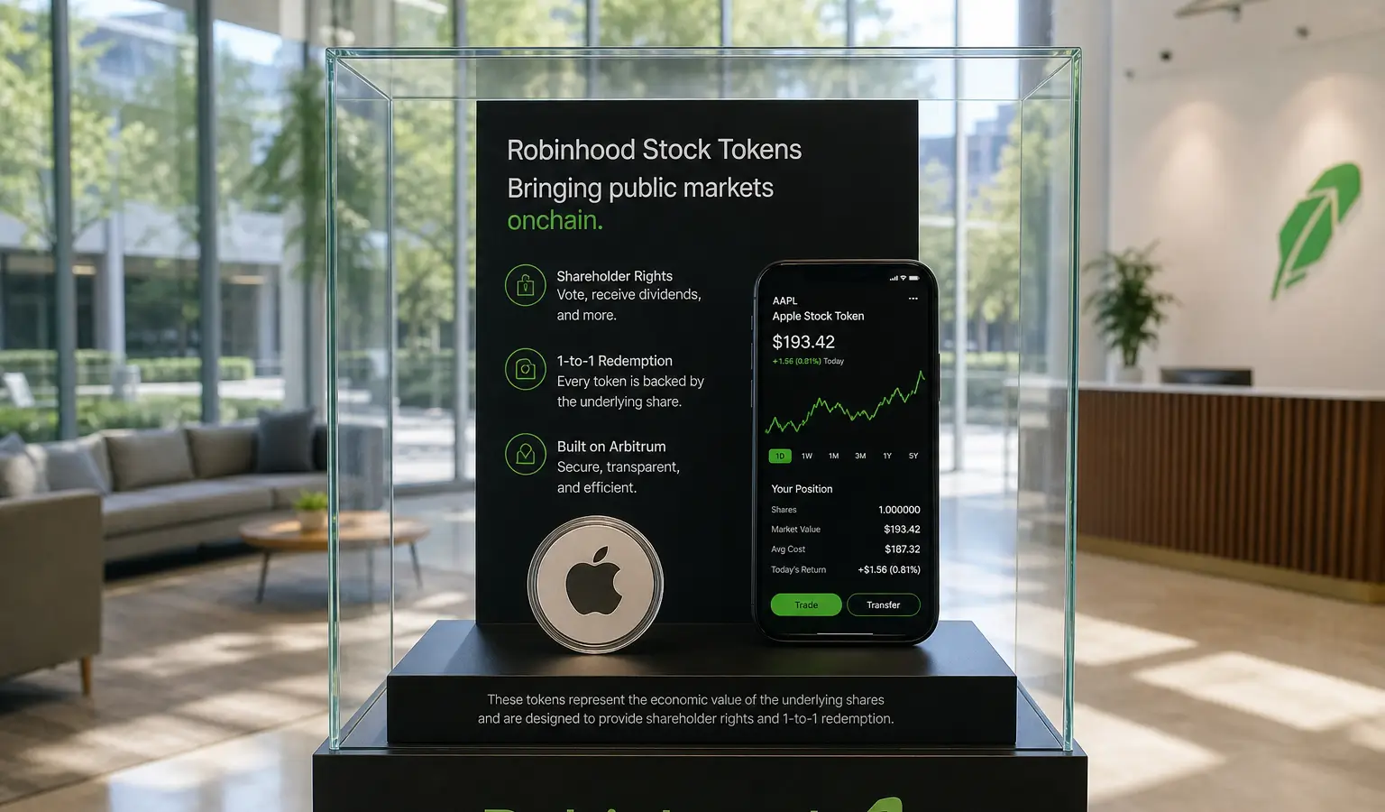Robinhood chce dodać prawo głosu i wymienialne tokeny akcji