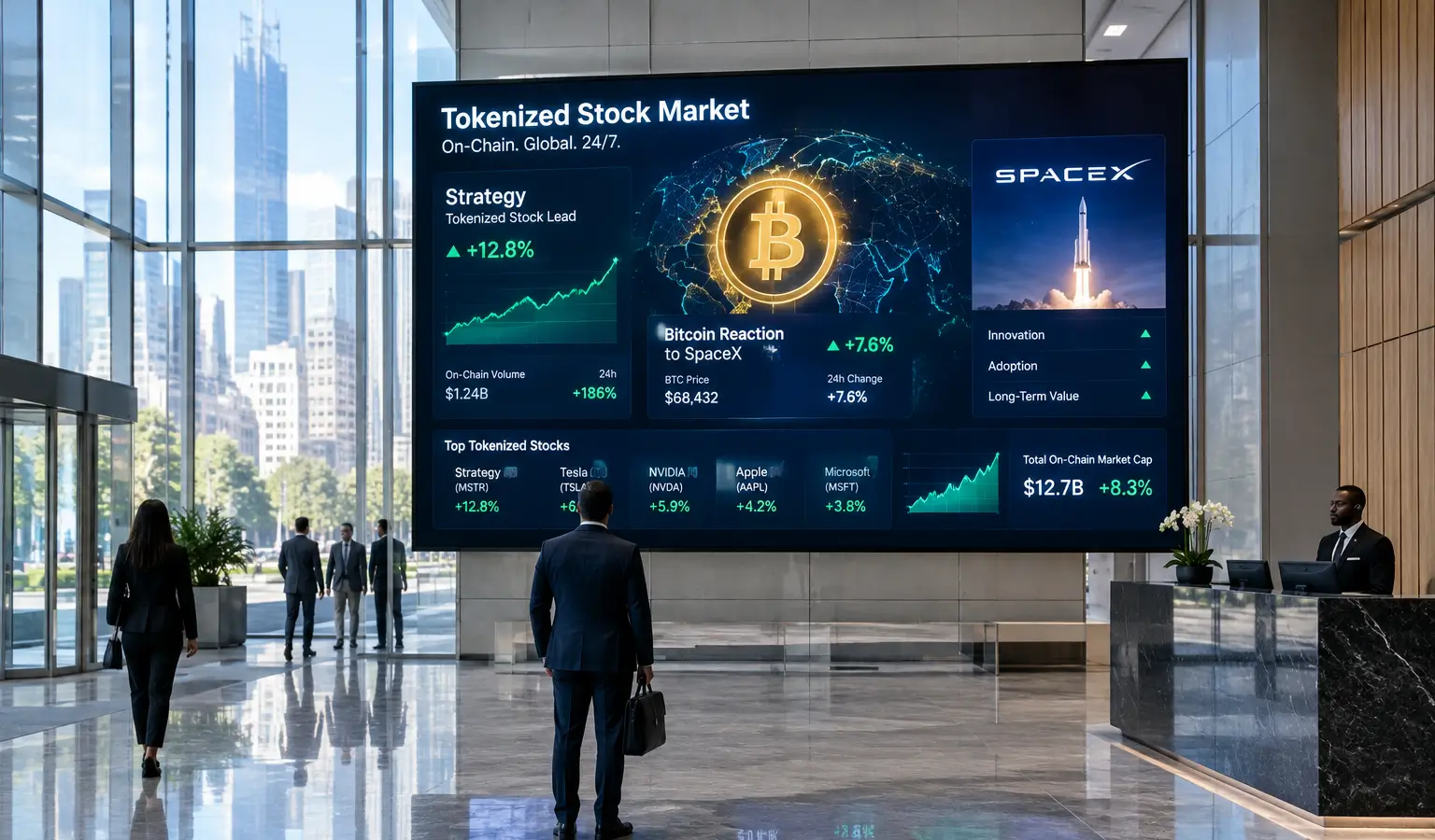 Saylor noemt Musks SpaceX-claim bullish na tokenized stock-top