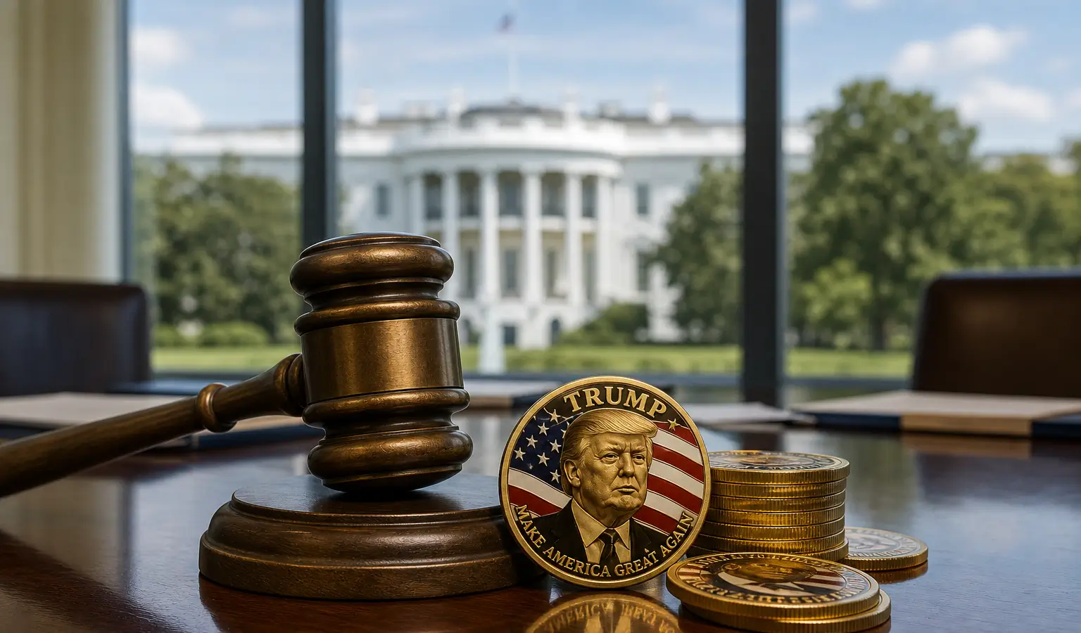 Schiff nazywa memecoiny Trumpa legalną formą łapówki