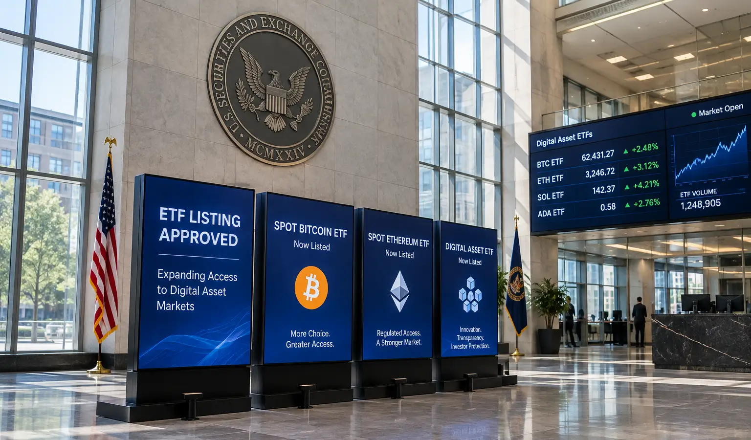SEC keurt eerste 3x Bitcoin- en Ether-ETF's goed