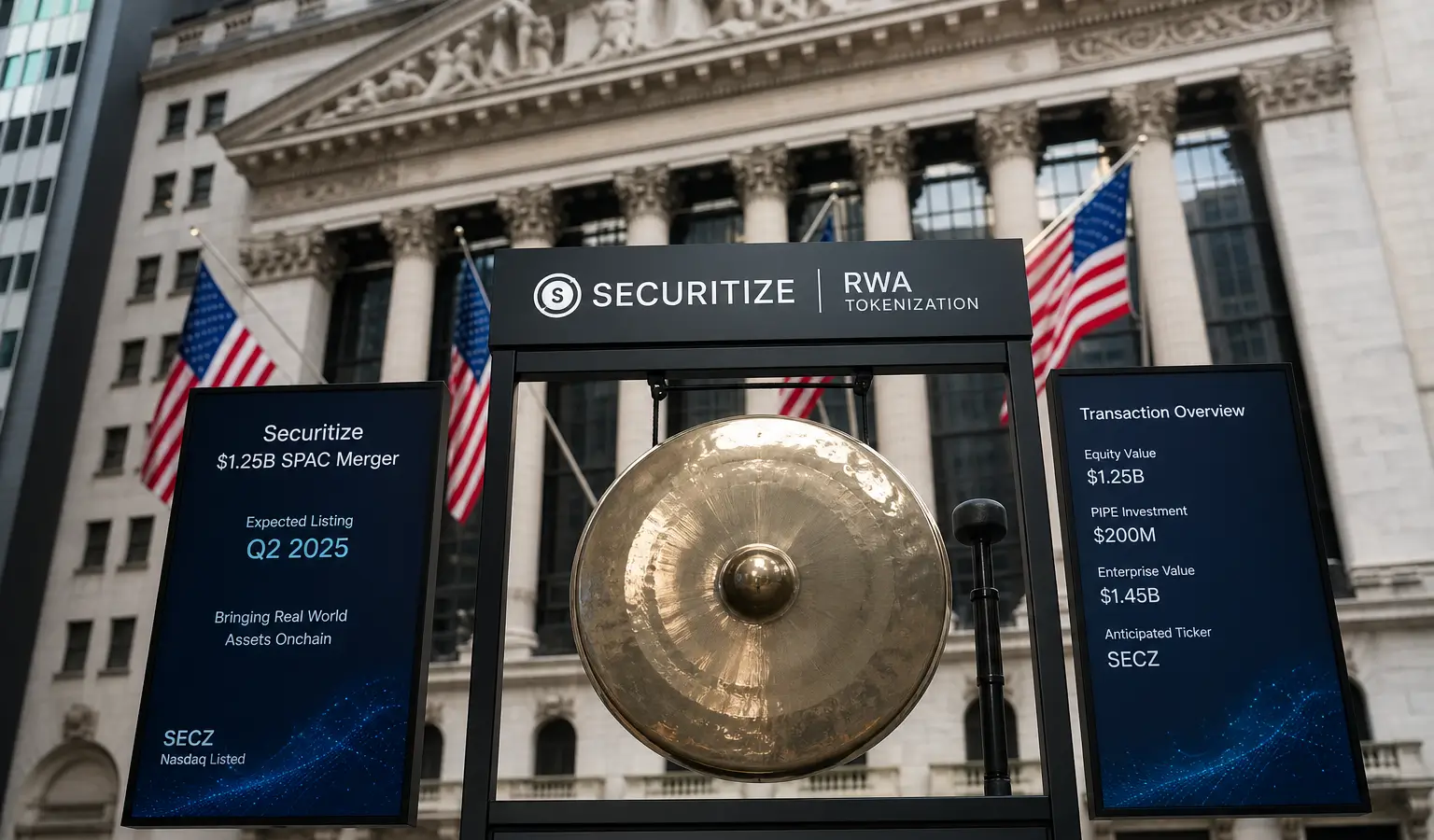 Securitize nähert sich dem Börsengang mit 400 Millionen Dollar Finanzierung über SPAC