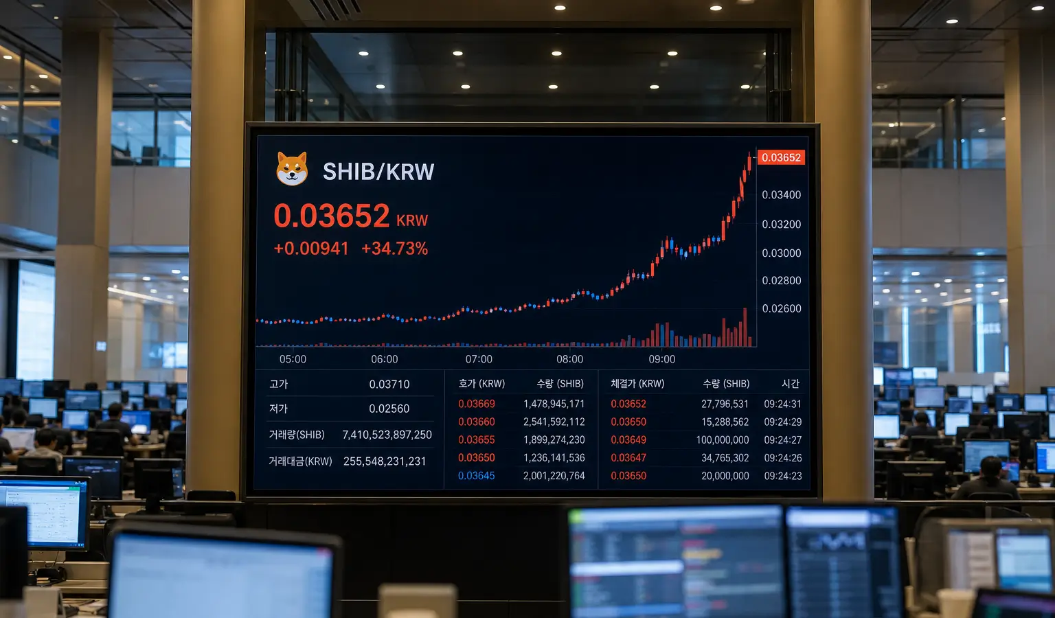 SHIB stijgt 36% na Koreaanse koopgolf zonder nieuws