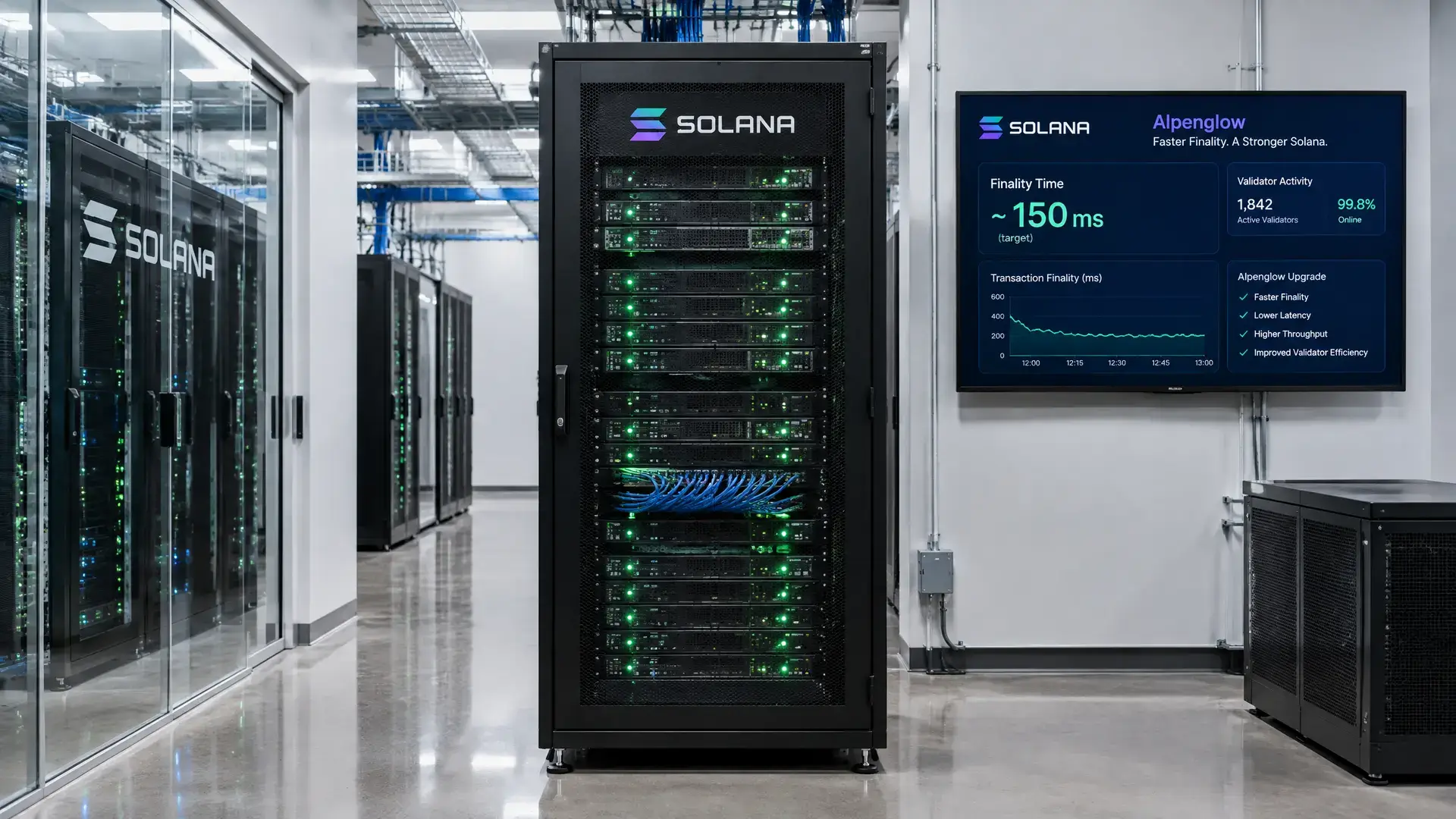 Solana activeert Alpenglow en versnelt finaliteit naar 150 ms