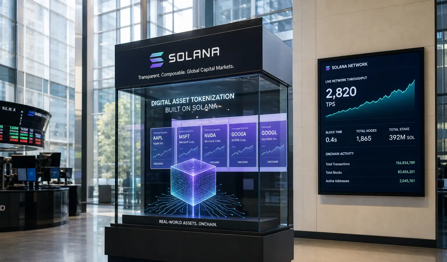 Solana Tokenized Equity Volume Surges to $3.32 Billion