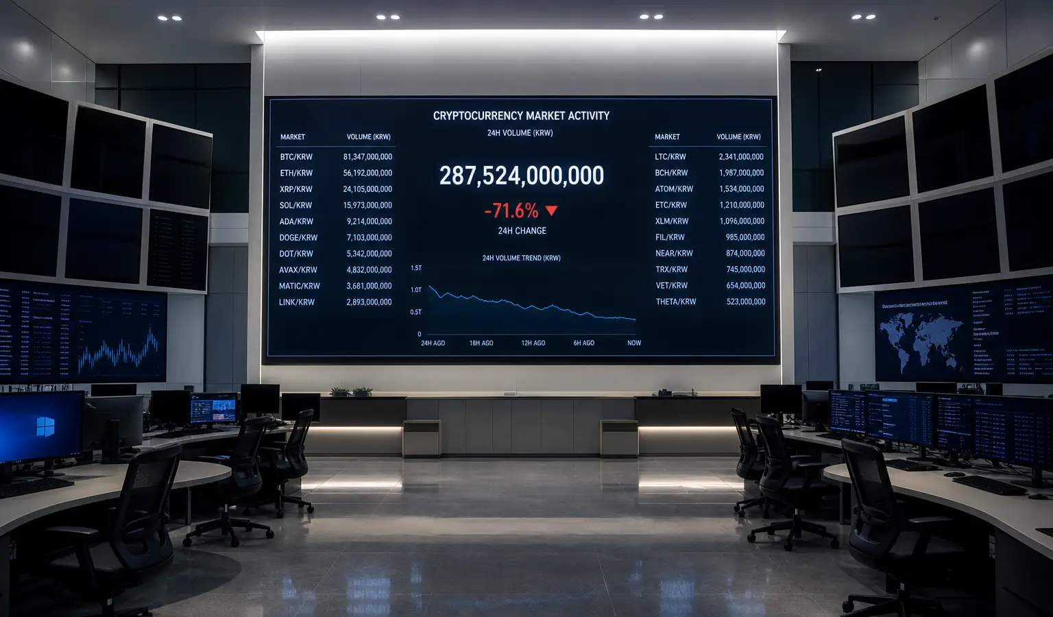 South Korean Crypto Trading Slumps to Two-Year Low