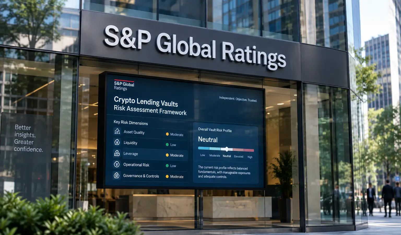 S&P Global nadaje vaultom crypto lending ocenę ryzyka