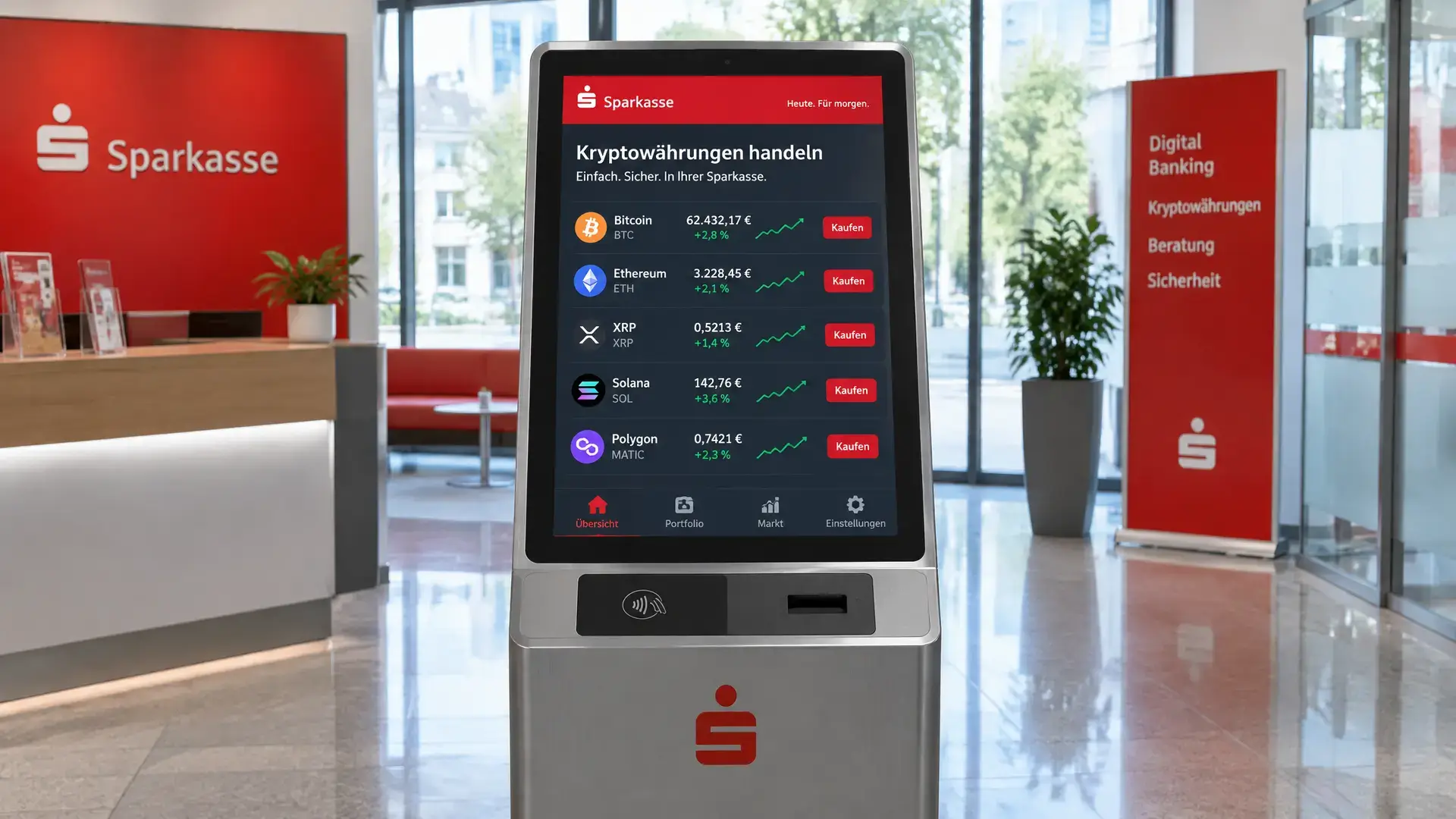Sparkasse opent crypto trading voor klanten in Duitsland