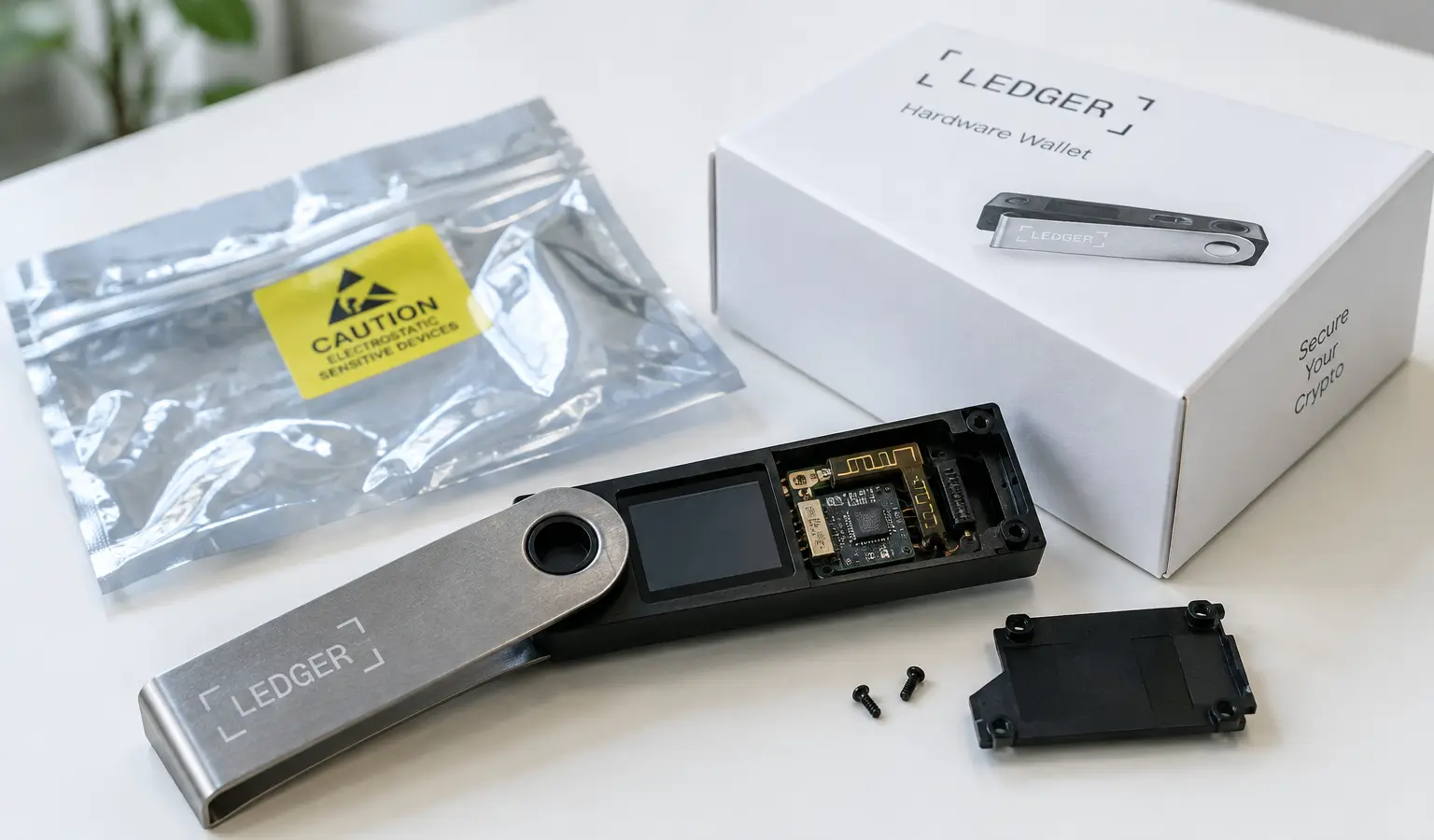 Verborgen chip in verzegelde Ledger-wallet zet hardware security onder druk